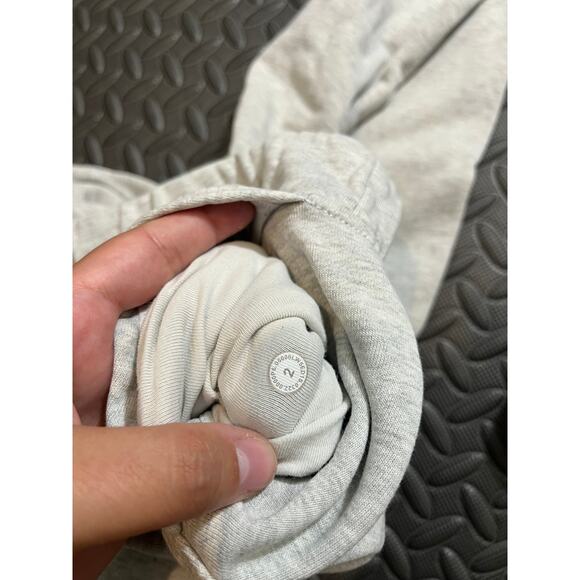 Lululemon relaxed high rise jogger light gray sweatpants womens size 2 LW5ED1S - Picture 8 of 10